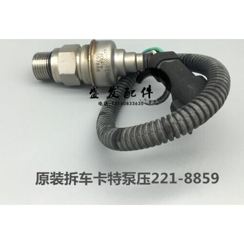 Free shipping for excavator 320C/D/330B/330C hydraulic pump high pressure sensor digger parts 2218859 221-8859