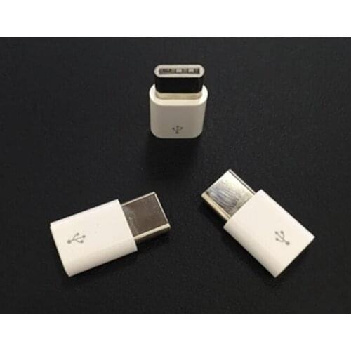 Hoqueen 2000Pcs* Converter Micro USB Adapter to 8 Pin / to Type-C Charger for iPhone 7 6 5 For Type-C