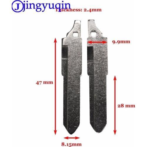 Jingyuqin 10ps/lot Car Replacement Remote Blank Flid Folding Key Blank For Mazda 2/3/5/6 Replacement Uncut Blade