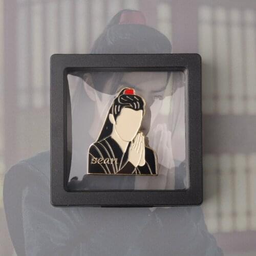 Anime The Untamed MDZS Wei Wuxian Xiao Zhan Metal Badge Souvenir Button Brooch Pin Collection Creative Medal Pendant MDZS Gift