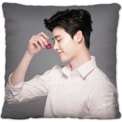 Korean Male Star Lee Jong Suk Same Style Pillowcase Star Series Cushion Cover Home Throw Covers Star Souvenir Decor Pillow