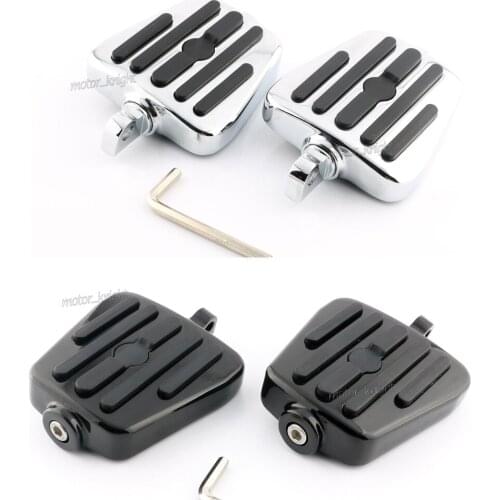 Motorcycle Left&Right Sides Foot Peg Pedal for Harley FXST DYNA FXWG FXR, XL for Honda GL1500 for Yamaha V Star 1100