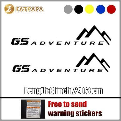 Motorcycle bike Fuel tank Wheels Fairing notebook Luggage helmet MOTO Sticker decals For BMW GS Adventure R1200 F800 R 1200 F800