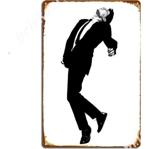Robert Longo Men In The Cities Metal Signs Club Party Wall Decor Design Living Room Tin sign Posters