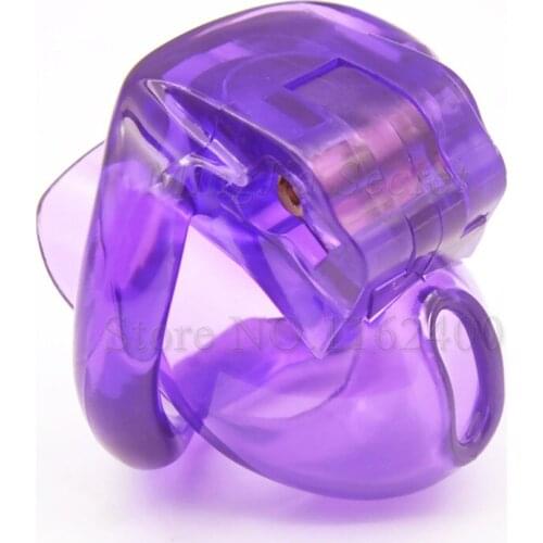 The Nub of HT V3 Resin Male Chastity Device with 4 Penis Rings,Cock Cage,Penis Lock,Chastity Belt,BDSM Sex Toys for Man