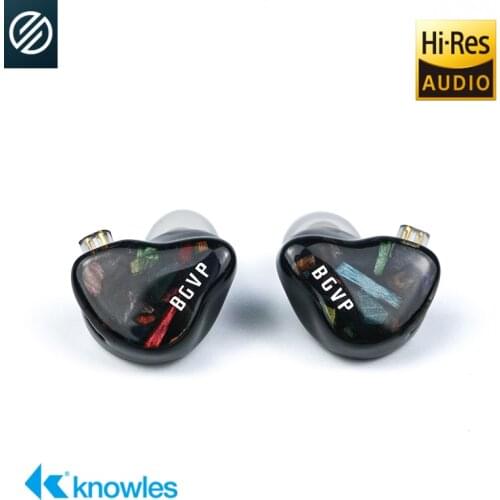 BGVP DH5 ArtMagic Hybrid technology HIFI In Ear Monitors Wired Headphones Music Sports Gaming Earphones Earbuds Detachable Cable