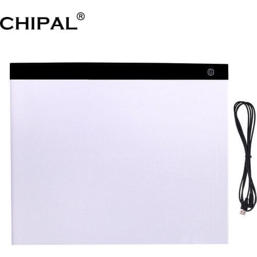 CHIPAL A3 Drawing Tablet Digital Graphic Tablets LED Light Box Electronics USB Writing Pad Art Painting Copyboard Graphics Board