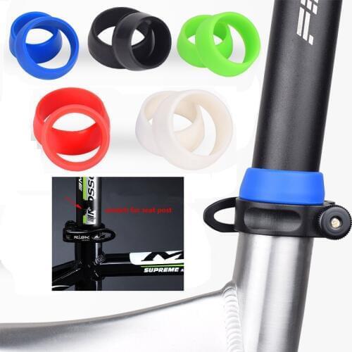 MTB Mountain Road Bicycle Seat Post Rubber Ring Dust Cover Cycling Silicone Waterproof Bike Seatpost Protective Case