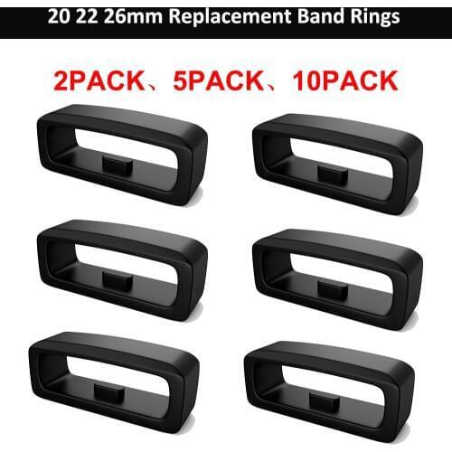 Rubber Replacement Watch Strap Band Keeper Loop Security Holder Retainer Ring For Garmin Fenix 6X 6X 6 Pro 5X 5S 5 5 Plus 3 HR