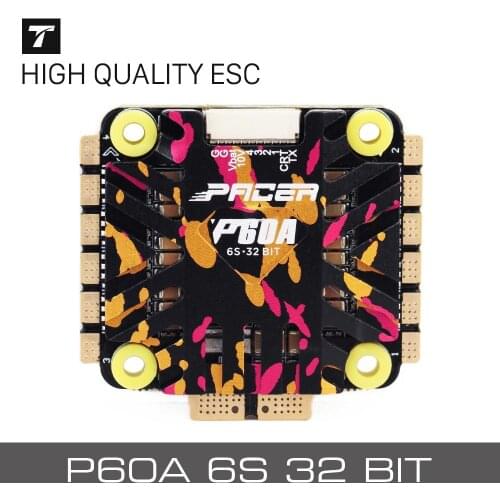 T-MOTOR V45A 45A P50A 50A P60A 60A BLHELI_32 3-6S Brushless 4in1 ESC 10V/2A BEC for FPV Flight Controller Stack Replacement Part