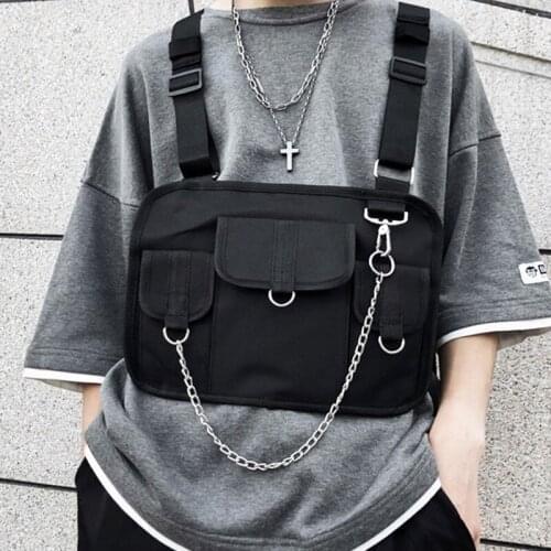 2020 Tactical Package Men Chest Bags Nylon Travel Bullet Bag Unisex Tactical Bag Men Hip Hop Waist Pack Vest Backpack