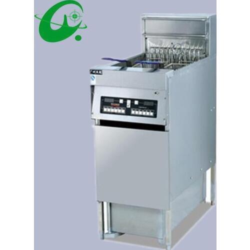 Vertical Electric 1-Tank Computer fryer 2-Basket With timer 28L French fries Duck Counter top Deep Fryer with oil filter car