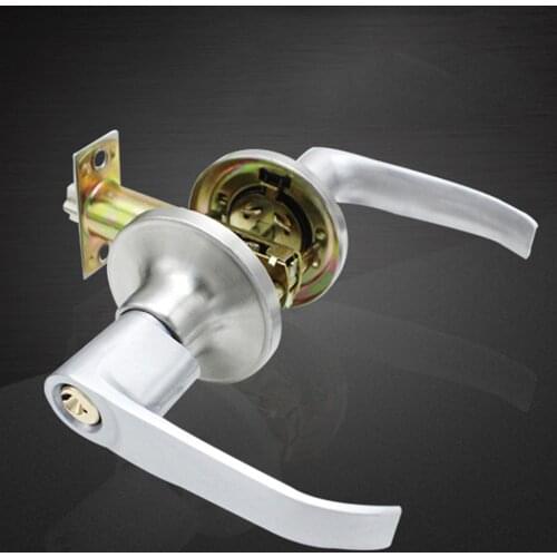 Room Door Handle Lock High-Grade Zinc Alloy Handle Lock Three-Pole Spherical Door Lock Bedroom Bathroom Hardware Accessories