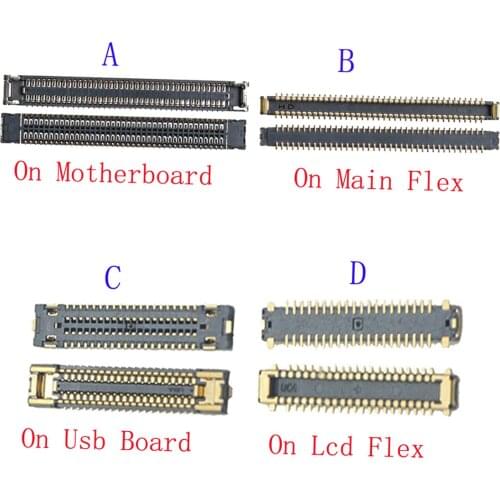1pcs Lcd Display Screen Flex FPC Connector For Samsung Galaxy A51 A515 A5160 A516 4G 5G A41 A415 A515F Plug On Board 78 40 pin