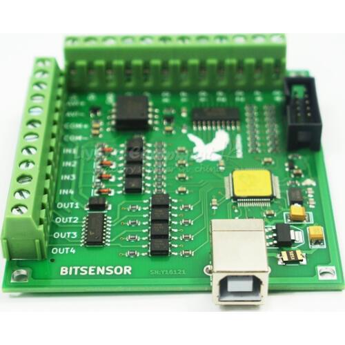 100KHz mach3 usb 4 Axis Stepper motor controller card USB CNC motion Controller card