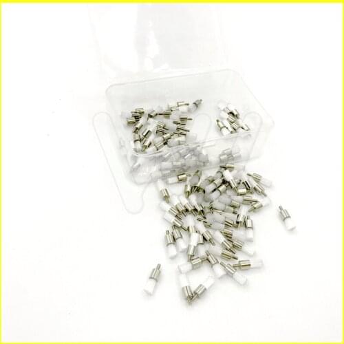 100pcs/Box High quality Professional Dental lab screw type Polishing Products Nylon latch flat Polisher Brush Prophy Brushes