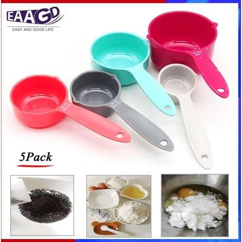 5Pcs/set Measuring Spoons Kitchen Measuring Cup And Spoon Baking Utensil Set Spoon Cup Baking Utensil On Sale