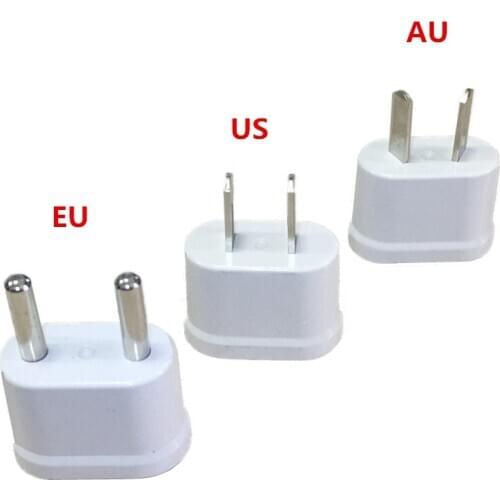 500pcs US EU KR Japan Plug Adapter European EU To US CN Travel Adapter Electric Plug Power Charger Sockets AC Converter Outlet