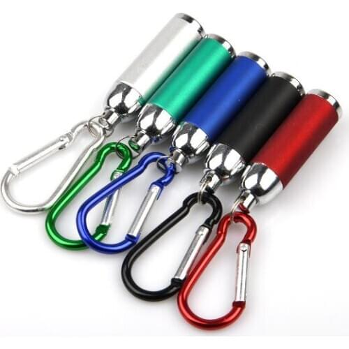 500pcs/lot Mini Aluminium LED Flashlight Torch Flashlight With Quick Release D-ring Portable Zoomabale Flashlight Torch Wholesal