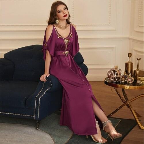 Abaya Dubai Turkey Muslim Dress Arabic Islam Clothing Evening Party Dresses Abayas for Women Robe Femme Longue Musulman De Mode