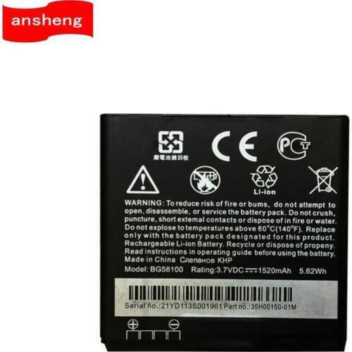 1520mAh BBL11100 BG58100 battery for HTC Desire U V VC X T328D T328e T328W T327D T327T T327W T329D T329T T329 Smartphone