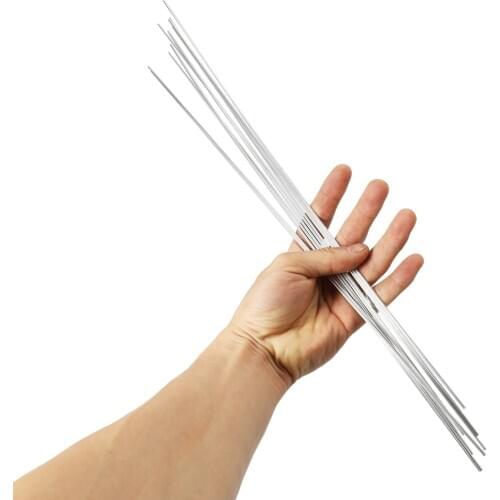 Aluminum Welding Wire Low Temperature Flux Cored 2mm*500mm Al Soldering Rod No Need Solder Powder 10pcs 20pcs 50pcs