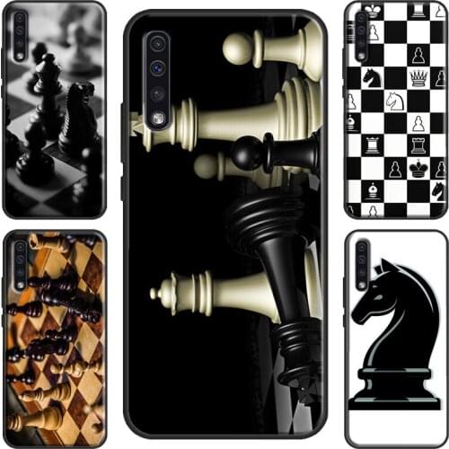 Chess Board Dark Horse Case For Samsung A51 A71 A31 A72 A52 A32 A12 A40 A50 A70 A21S S21 Ultra Plus S20 FE Cover