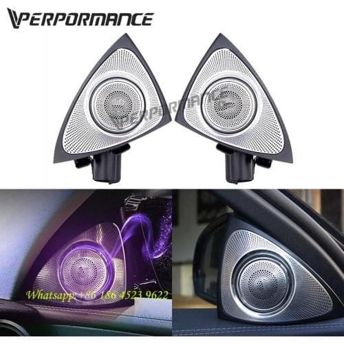 E class W213 horn car speakers fit for E class w213 all years for w213 3D Speakers rotating tweeters 64 color