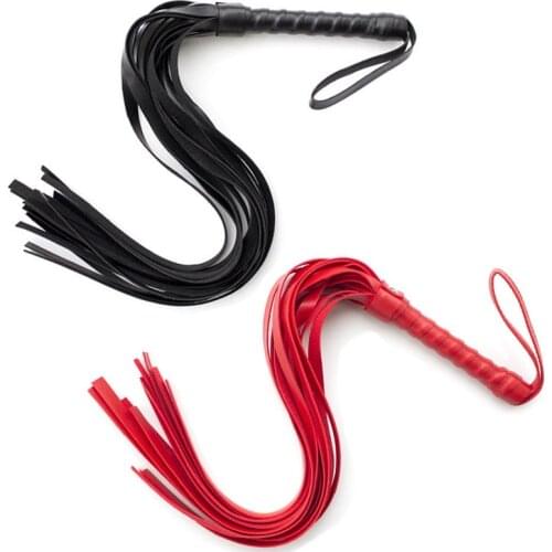 PU Leather Fetish Bondage Whips Lash Flogger BDSM Products for Couples Spanking Paddle Sexy Knout Adult Games Sex Toys Game S&M