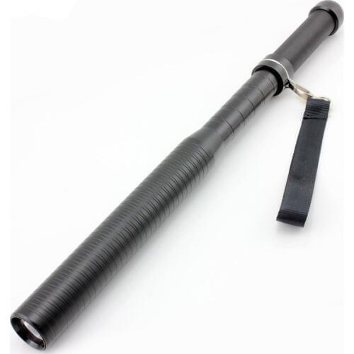 Self-Defense Flashlight Outdoor Emergency LED Long Flashlight 3 Mode Rechargeable Baseball Bat Anti-Riot Security Equipment