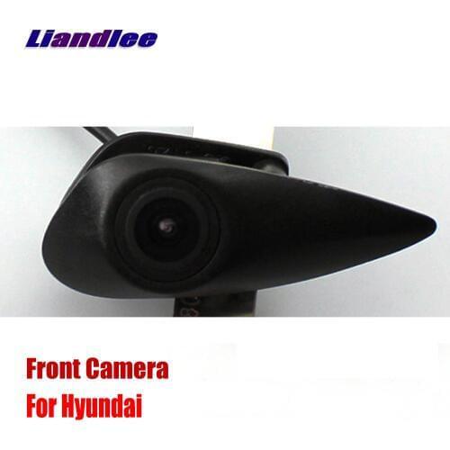 Liandlee For Hyundai Accent Tucson Elantra AUTO Car Front View Logo Embedded Camera ( Not Reverse Rear Parking CAM )