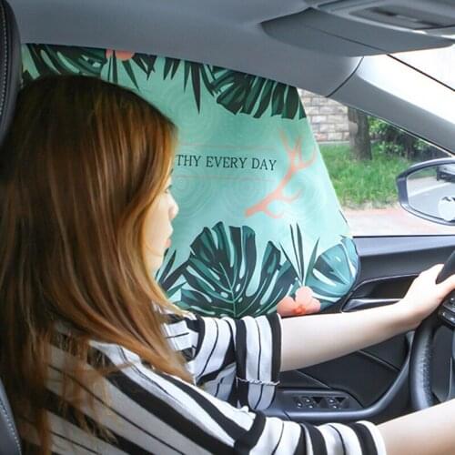 Magnetic Telescopic Car Side Window Sunshades Automotive Interior Sun Protection Window Sunshades Accessories #2