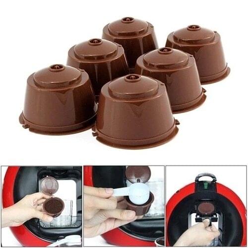 3PC Coffee Machine Reusable Capsule Coffee Cup Filter For Nescafe Refillable Coffee Cup Holder Pod Strainer for Dolce Gusto