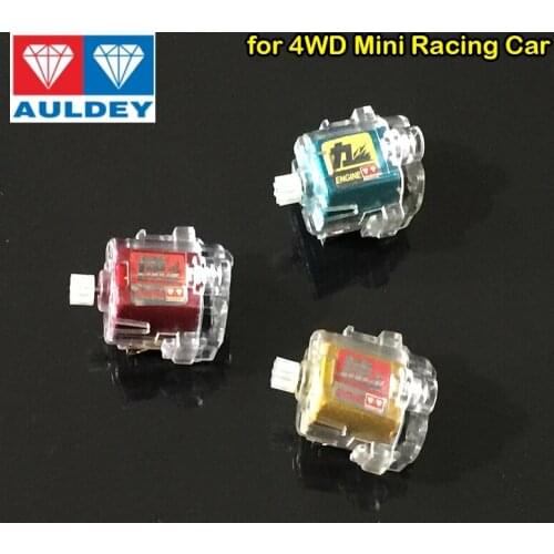 1PCS AULDEY Mini 4WD Car Model Motor Short Shaft High Speed Upgrade Spare Parts Four-wheel Drive Speedmaster Racing Car Model