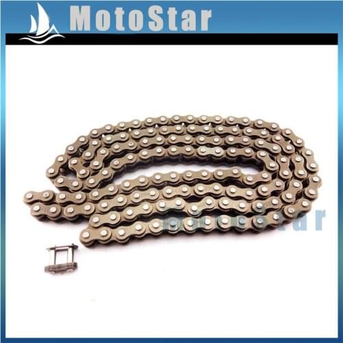 Pocket Bike 25H Sprocket Chain With Spare Master Link For 2 Stroke 47cc 49cc Chinese Mini Dirt Kids ATV Quad Minimoto