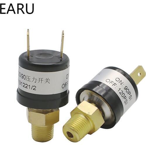 1pc New Pressure Switches Valves Switch Air Compressor Pressure Control Switch Valve Heavy Duty 90 PSI -120 PSI hot