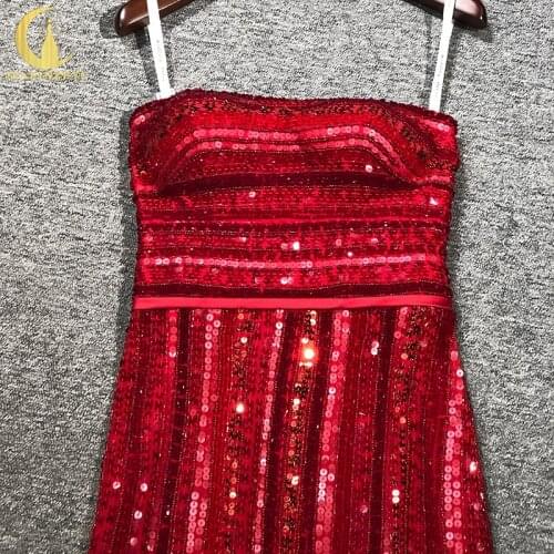 Rhine real Pictures Elie Saab Strapless Red Luxurious Beads Sequins Floor Length Arabic платье 2021 Evening Dresses Long