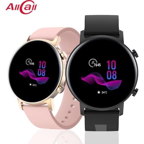 Allcall Mini Smartwatch for Women IP68 Waterproof Alarm Clock Sleep Fitness Tracker Ladies Smart Watch Android IOS Smartwatch