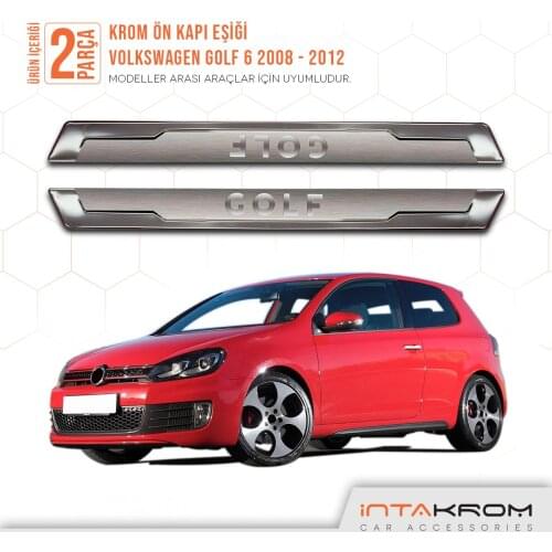 Volkswagen Golf 6 For Front Door Sill 2 Track Compatible Quality Car Accessory