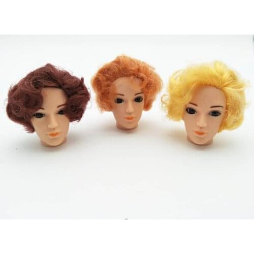 High Quality Doll Heads For Ken Boy Dolls 1/6 Barbie Boyfriend Prince Ken Doll Heads For Boy Ken DIY Toys 1/6 Doll Accessories
