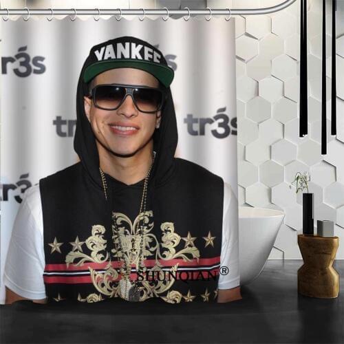 ShunQian Daddy Yankee Shower Curtain Funny Curtain For Bathroom Waterproof Polyester Fabric Eco-Friendly 2020 Bath Curtain Gift