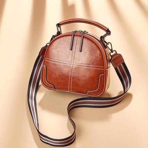 FoxTail & Lily Double Zipper Women Small Shoulder Bags Genuine Leather Designer Crossbody Bags Luxury Ladies Leather Handbags