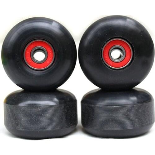 4Pcs PU Skateboard Wheels 52mmx32mm 95A High-Density 8Pcs Bearings Skate Wheel for Skateboard
