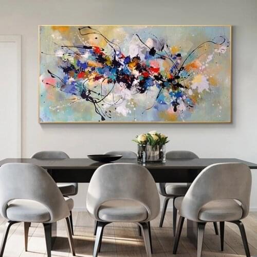 Abstract Colorful Decoration Canvas Painting Posters and Prints Modern Wall Art Pictures for Living Room Home Decor Cuadros