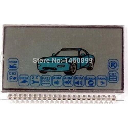 A6 LCD Display Screen Metal Pin for Two way Car Alarm System Starline A6 KGB FX-3 FX3 FX 3 lcd Remote Control Key Fob Keychain