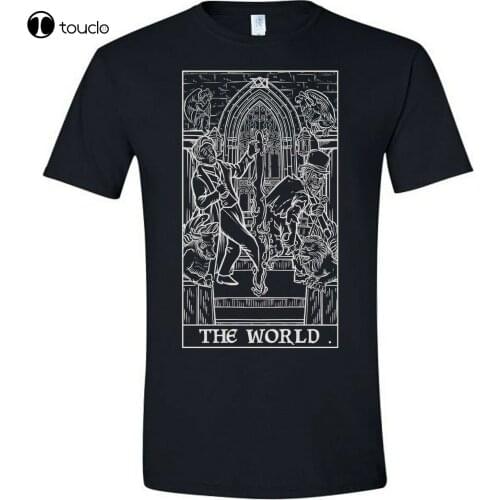 The World Tarot Card Shirt Dr Jekyll & Mr Hyde Spooky Halloween Horror Goth Gift Tee