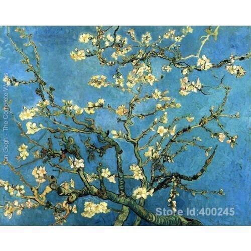 Vincent Van Gogh paintings of Branches with Almond Blossom modern art High quality Hand painted
