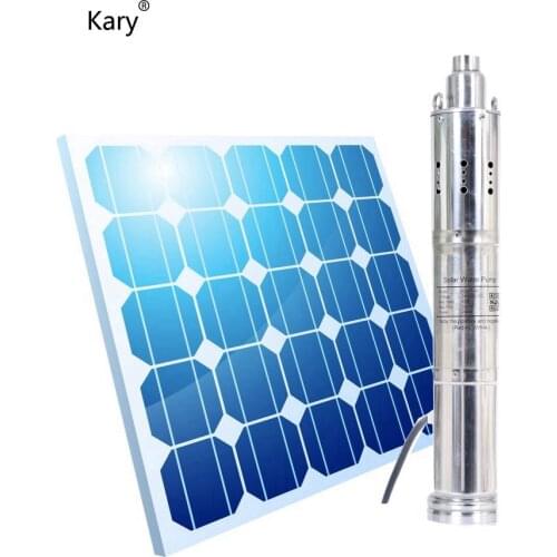 Kary 12V lift 20m 2000l/h 1.28inch outlet dc solar submersible stainless steel brushless motor screw water pump for sale