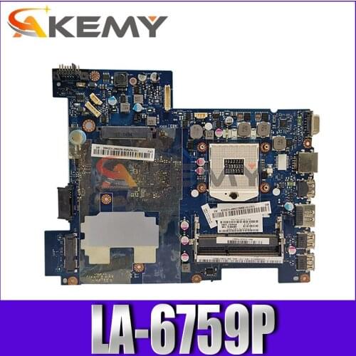 Laptop motherboard For LENOVO Ideapad G470 HM65 HDMI Mainboard 11S11013568ZZ PIWG1 LA-6759P