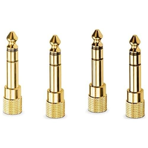 Rode Microphones HJA-4 3.5mm TRS to 1/4" Headphone Adapters, 4-Pack